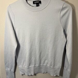 Express Women's Crewneck Sweater in Light Blue